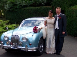 Classic 1960s Daimler for weddings in Coulsdon